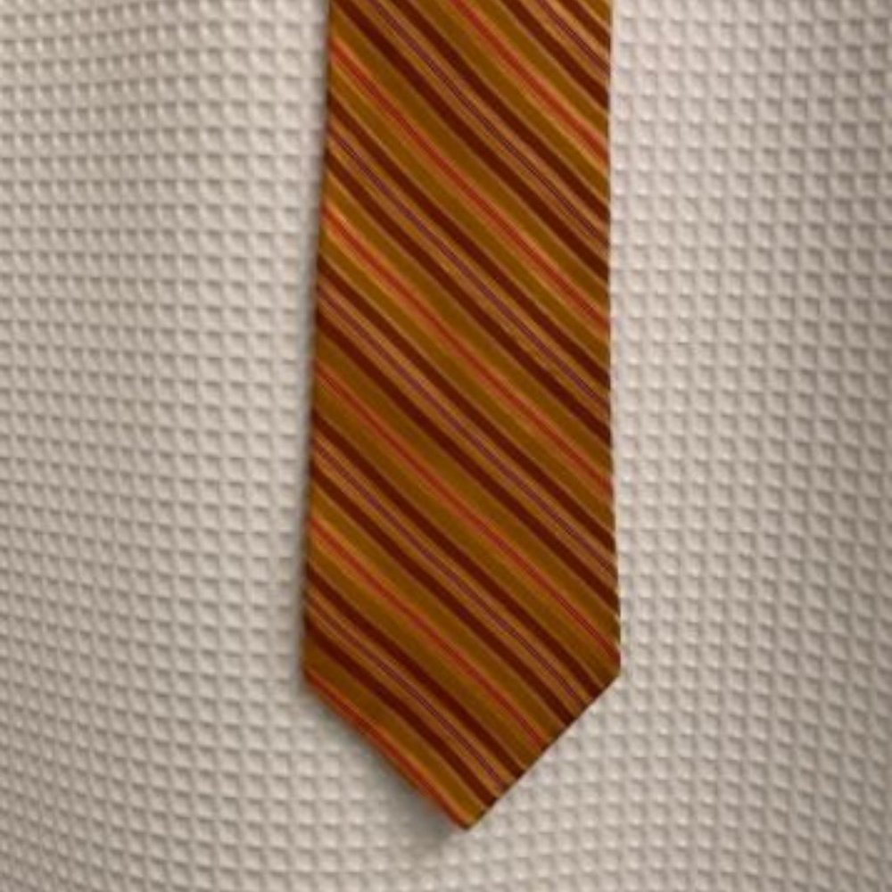 DKNY striped necktie